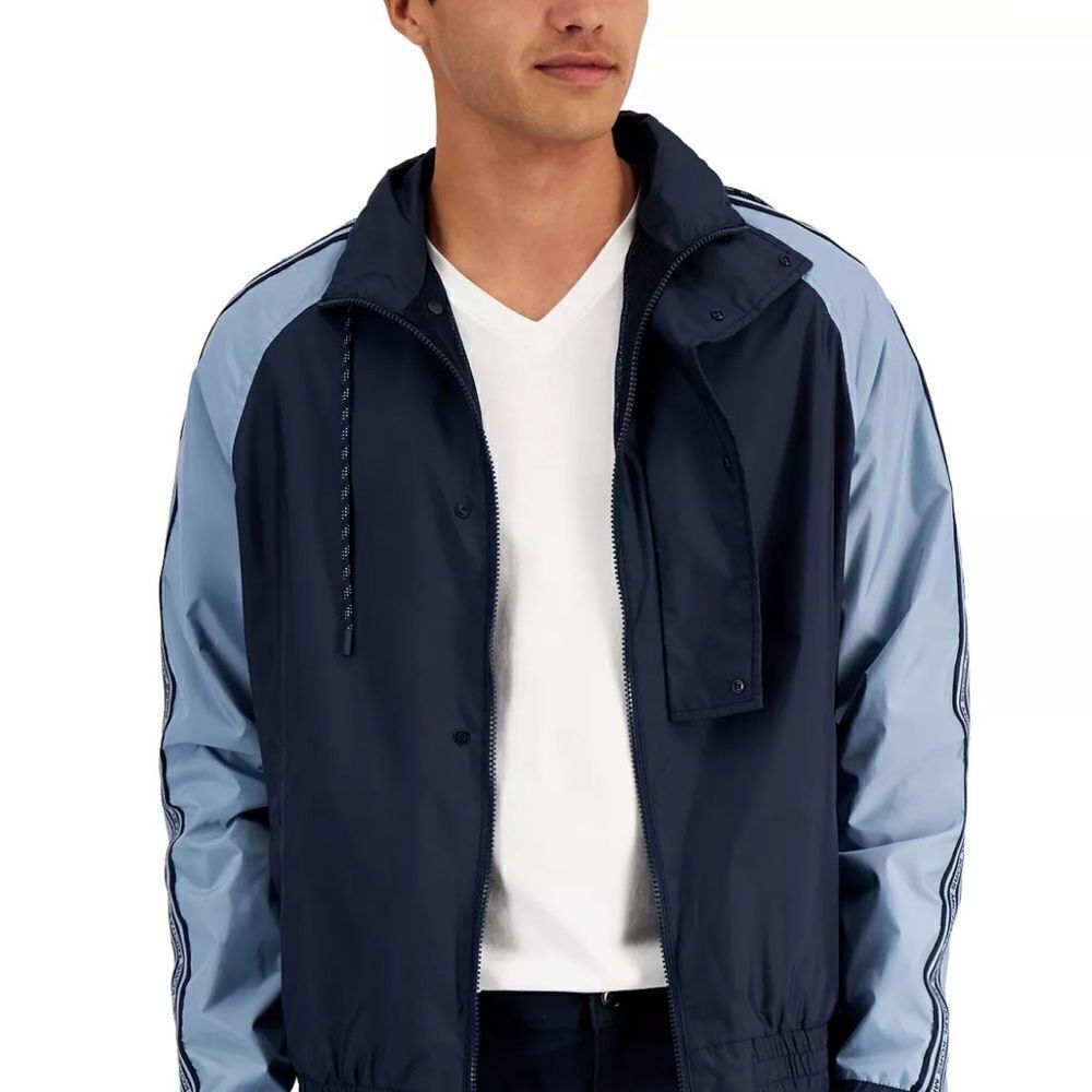 MICHAEL KORS Men's Colorblocked Track Jacket XL - Picture 2 of 8